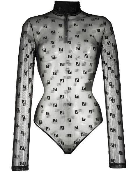 fendi jacket femme|Fendi sheer bodysuit.